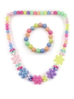 EL REGALO - Necklace and Bracelet Combo for Kids Girls (Set of 2)